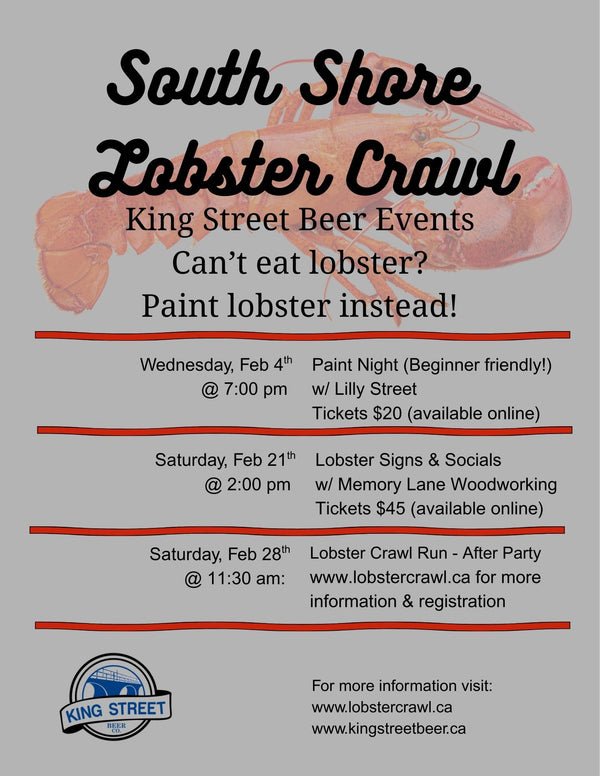 Lobster Crawl Paint Night with Lilly - February 4, 2026
